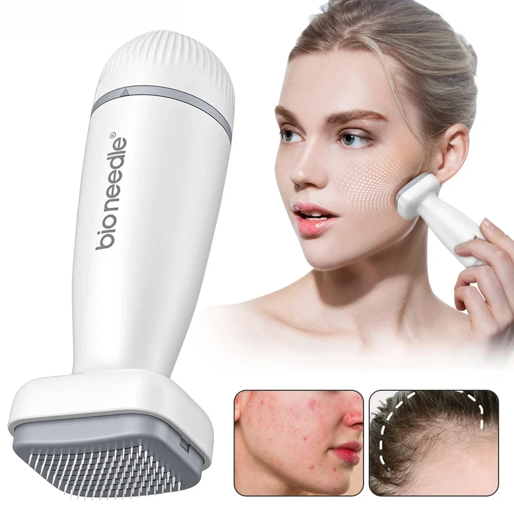 BIO 120 Derma Stempel Roller 120 stks Passen Naald Dermastamp Microneedle Pen voor Baard Haargroei Microneedling Dermaroller - afbeelding 2