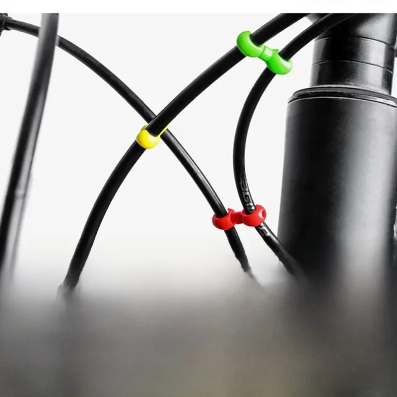 AliExpress ESLNF 10PCS Mountain bike bicycle accessories handcuff type hub buckle storage device shift line pipe brake hose S buckle