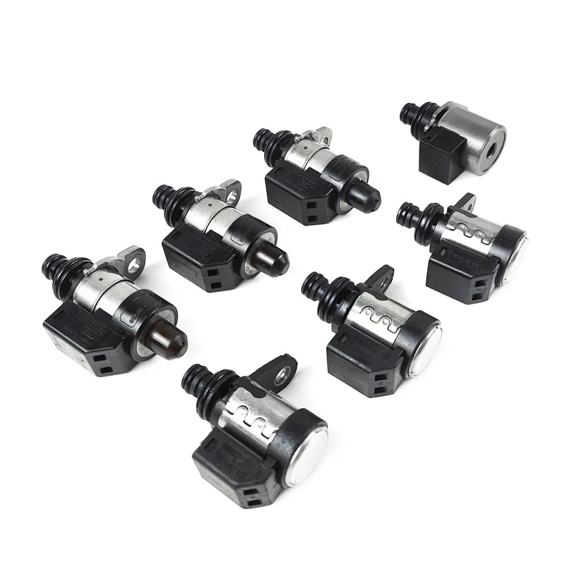 7PCS Transmission Control Solenoid Kit 02UP High Ohm For Kia Nissan Hyundai Infiniti 2003-2011 319411FX02 0260130030 RE5R05A