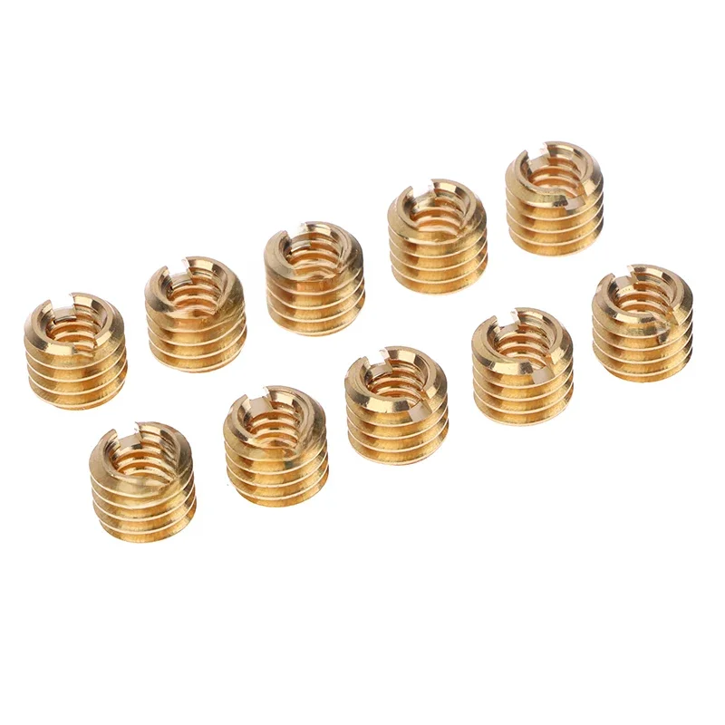 10 pièces 1/4 pouces à 3/8 pouces convertir vis adaptateur Standard réducteur douille convertisseur pour appareil photo reflex numérique caméscope trépied monopode