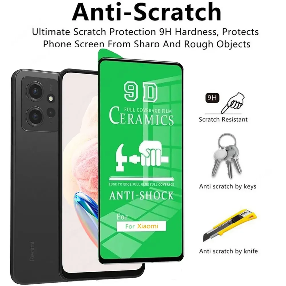 7IN1 HD Ceramic Film For Xiaomi Redmi Note 12s 11s 10 8 9 Pro Screen Protector For Redmi Note 12 Pro Plus 5G Protective Film