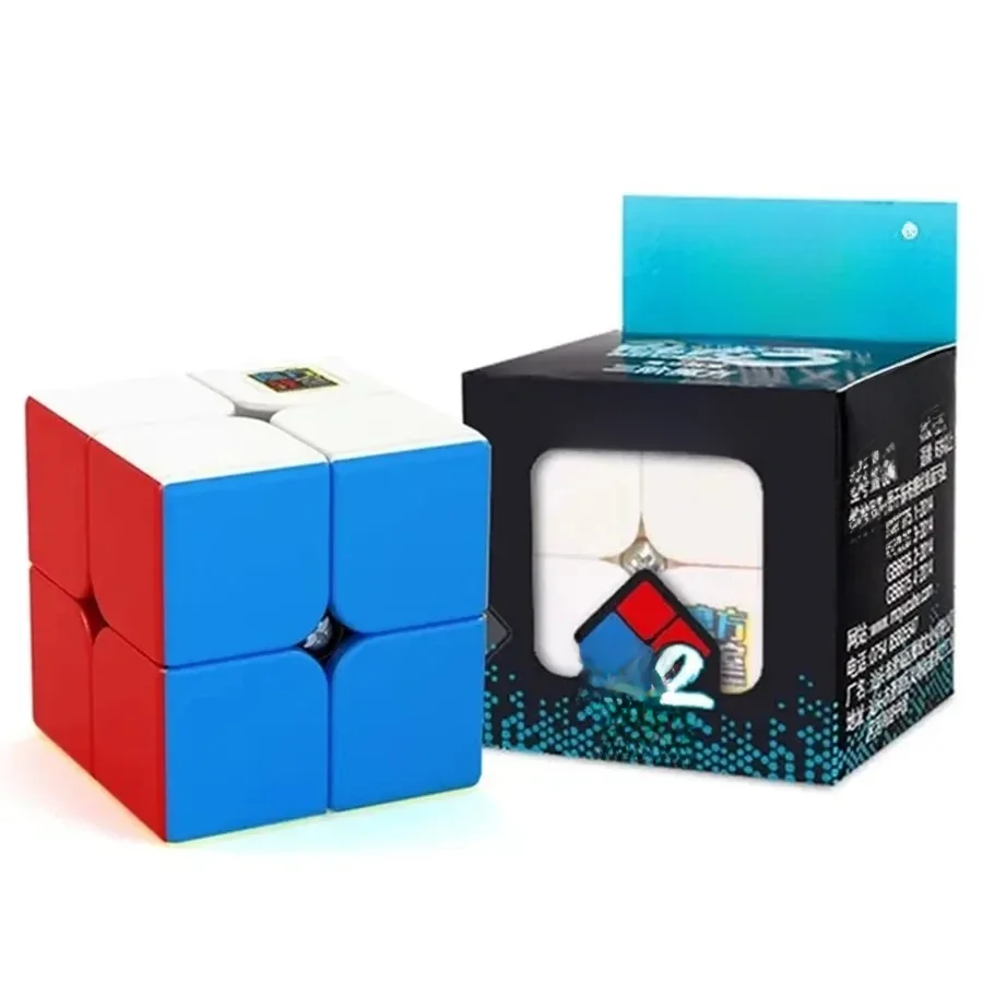 MoYu Meilong 2 2x2x2 Cube magique Neo Meilong Cube de vitesse sans colle Puzzle enfants cadeau jouets éducatifs pour adultes