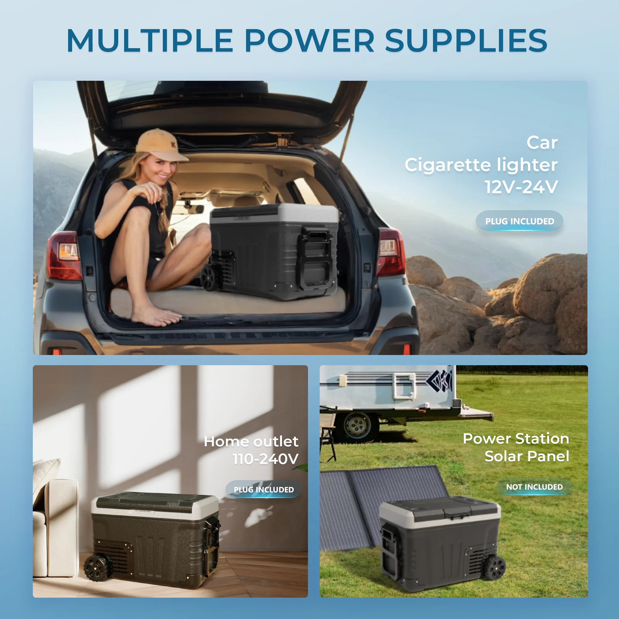EUHOMY Electric Portable Refrigerator 37QT, No Ice Needed, Equipped with Wheels & Storage Basket, Ideal for RV, Truck and Household Use