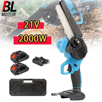 6 Inch Brushless Electric Saw Cordless Oiler Handheld Garden Wood Baking logger Chainsaw Power Tool for Makita 21V Battery