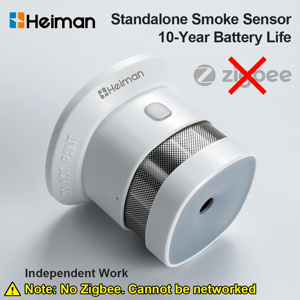 HEIMAN independent fire alarm smoke detector home high sensitivity safety protection system Wireless sensor mini Portable