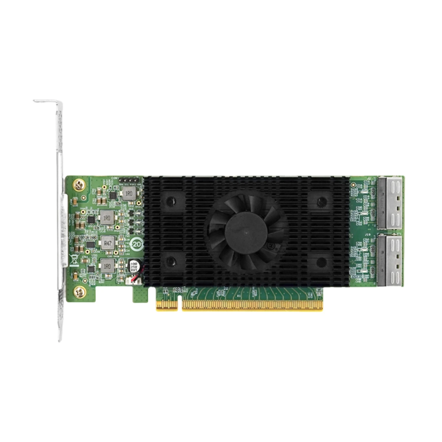 LRSV9560-2I-PCle5.0 x16 to Internal 2*MCl0 8i Retimer NVMe Expansion Card (Montage M88RT51632 Based)