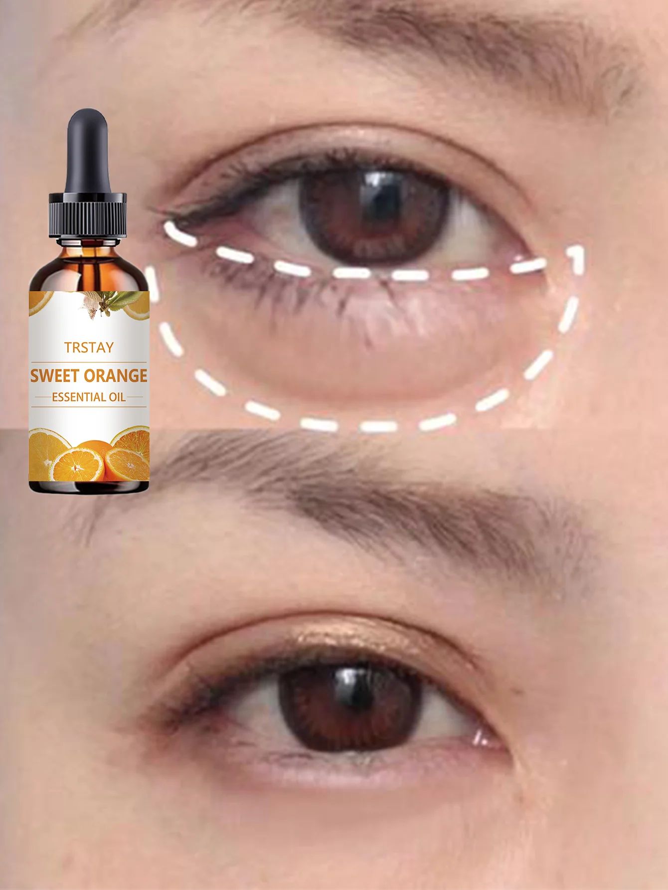 Moisturizing Eye Hydrating Oil For Brightening Dark Circles And Puffiness With Natural Ingredients For Sensitive Skin Long Lasti