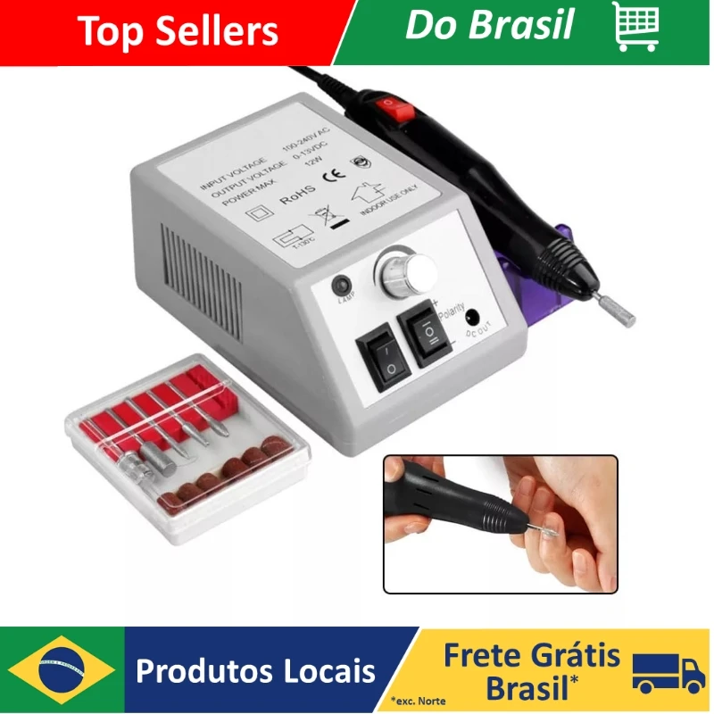 DAFUSHOP Lixadeira Lixa Motor De Unha Elétrica Profissional Mercedes 2000