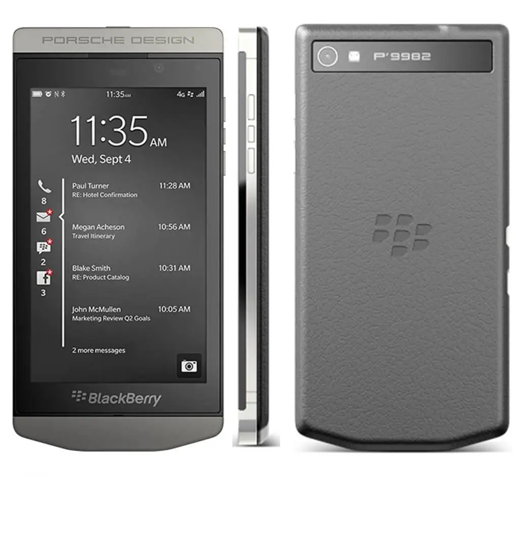 BlackBerry Porsche Design P'9982 Refurbished-original  unlocked 9982  4.2 inches 64GB 2GB RAM 4G LTE Dual-core Free Shipping