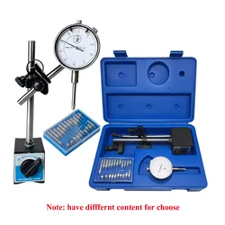 Dial Indicator Magnetic Base Point Precision Inspection Dial Test Indicator Long Arm 0-10mm Professional Gauge