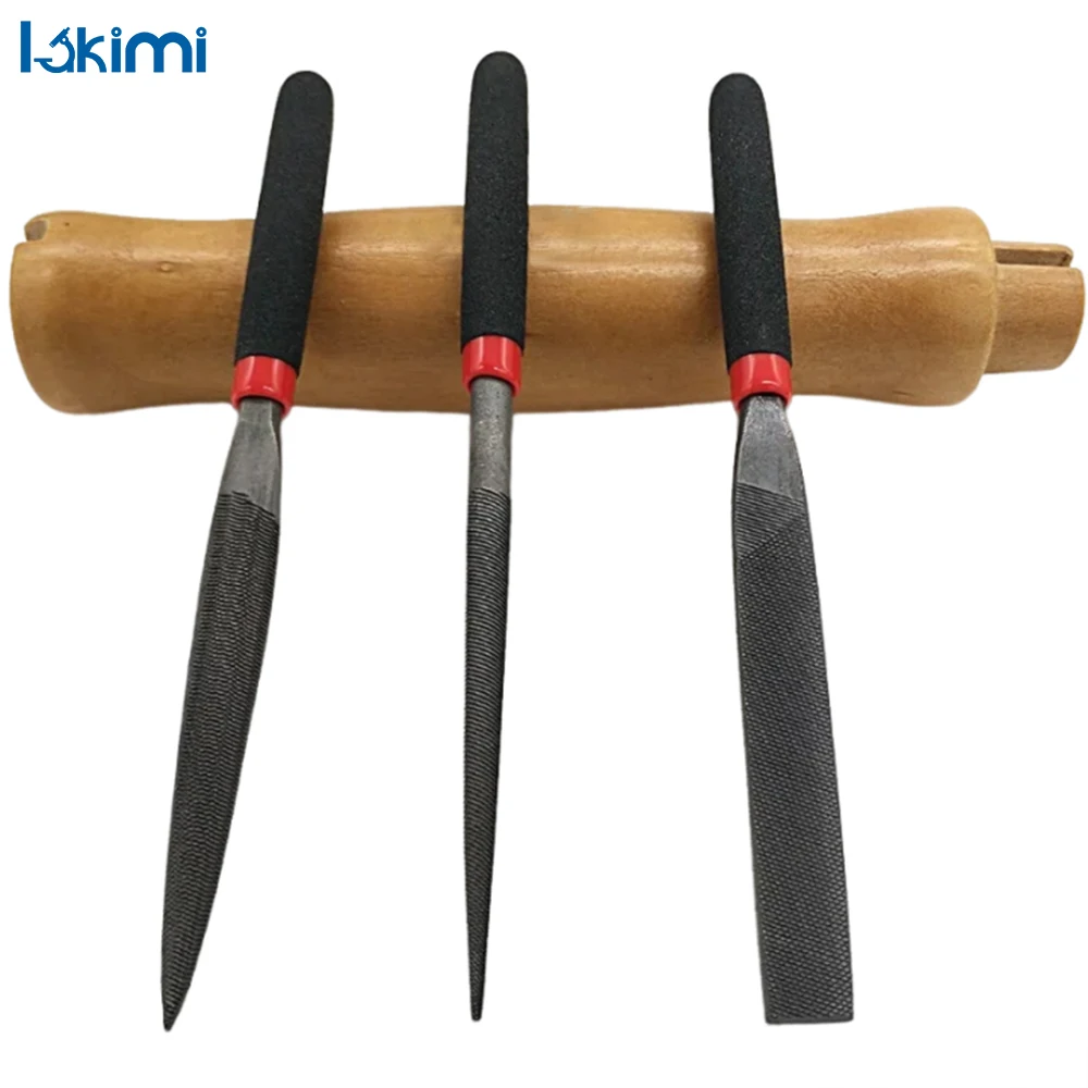 Flat Needle Files Set - Hand Tools for Stone, Glass, Metal Carving, Woodworking and Carpentry Small Steel Files LK-AA50