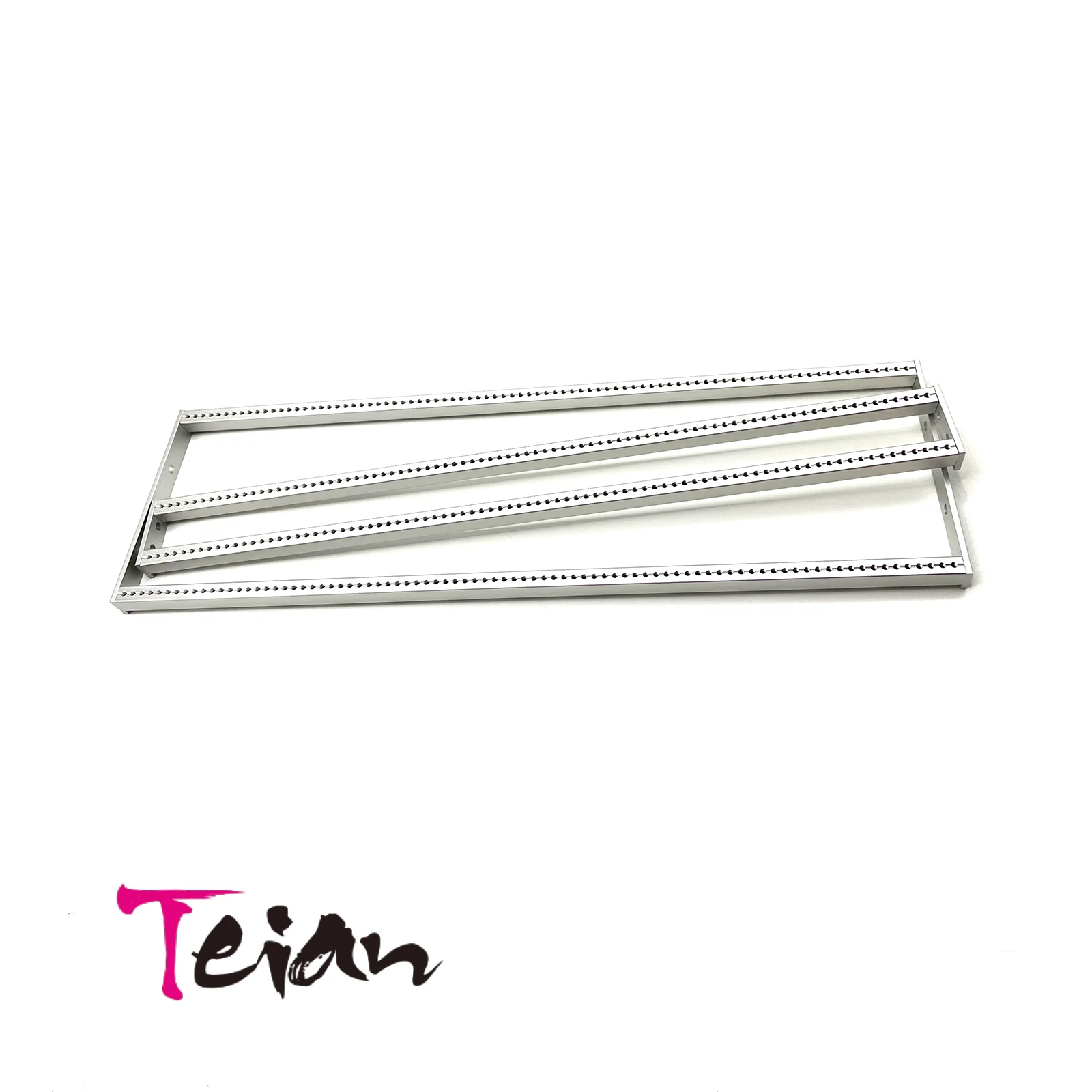 Teian 2 rieles compatibles Eurorack sin tuercas a rayas necesita 84hp Asiarack Rails y juego de soportes laterales