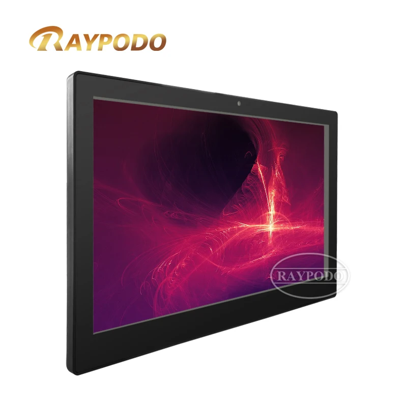 Raypodo Commercial Applications 15.6 Inch Chipset RK3399 With Android 8.1Wall Mount Tablet