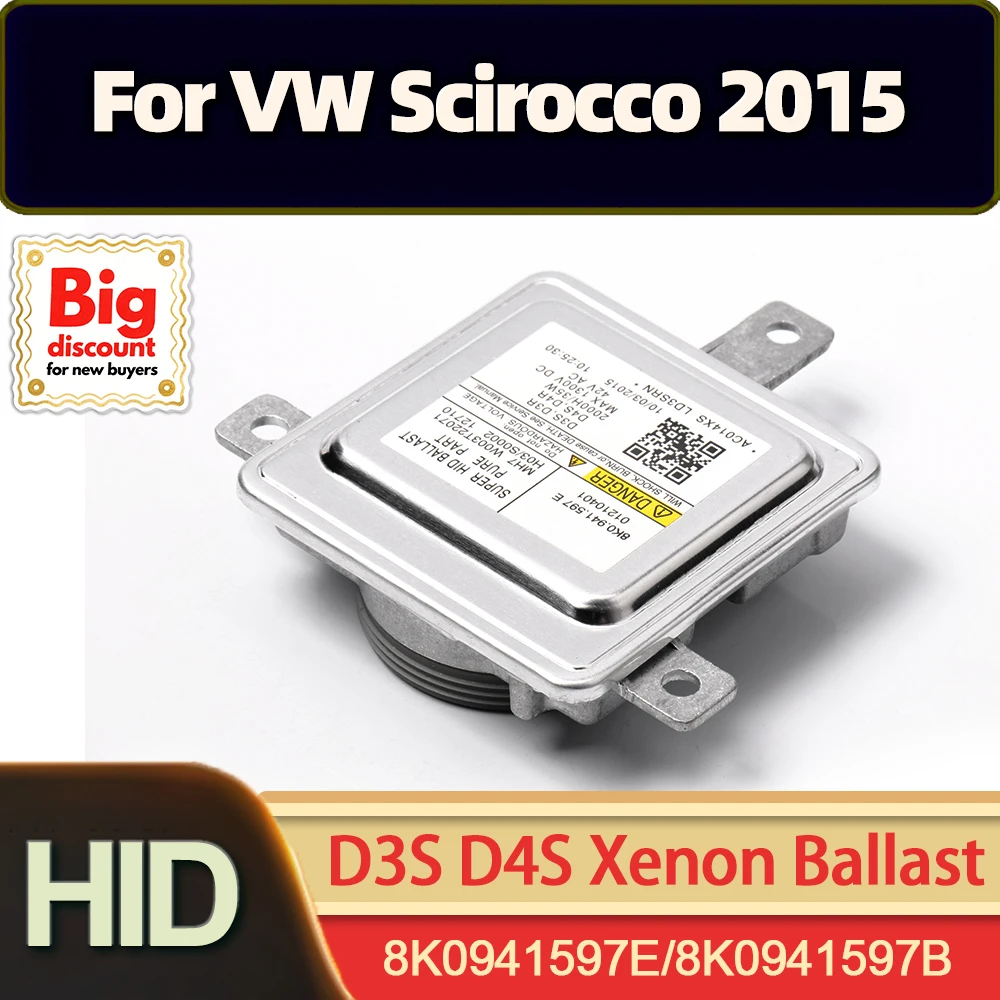 

TEENRAM 35 Вт HID ксеноновый балласт управления фар OEM 8K0941597E 8K0941597B ксеноновый балласт D3S D4S для VW Scirocco 2015
