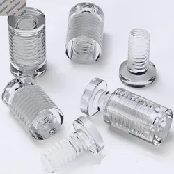 20Pcs Solid Clear Acrylic Wall Sign Barrel Standoff  Spacer