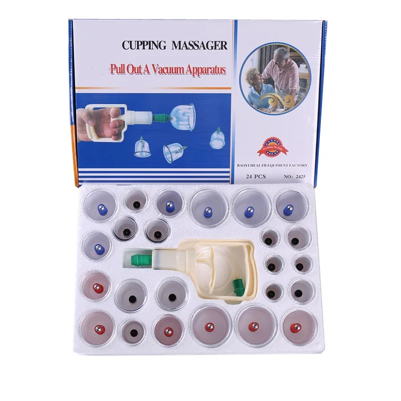 Tuhopeta Strong Suction Power Vacuum Cupping Individual Use Convenient Quick Body Pain Relief Health Care Massage Tool