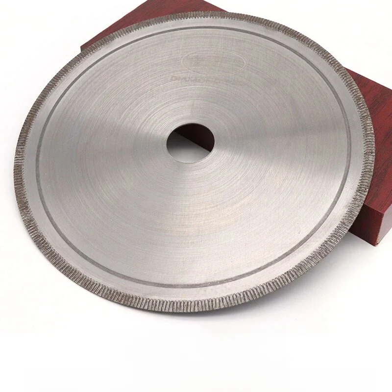 4 ~ 20 Cal diamentowa piła tarczowa ostrze prosto ząb 100 ~ 500mm cięcia Arbor Disc dla Jade agat szklane kamienie kamień narzędzia do polerowania — zdjęcie 2