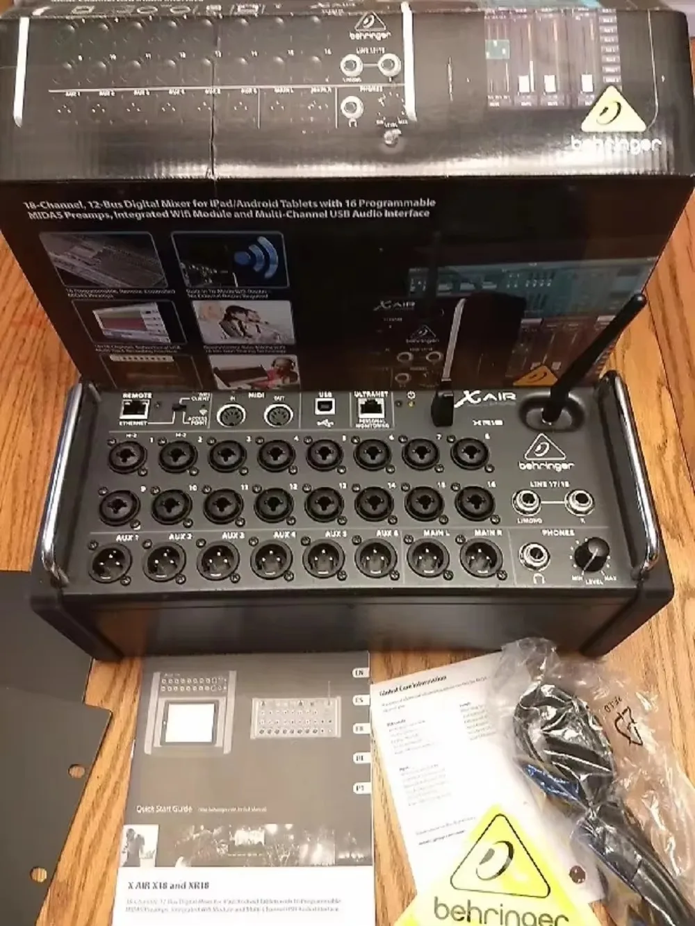 NOVAS VENDAS Behringer X Air XR18 Mixer digital controlado por tablet de 18 canais frete grátis