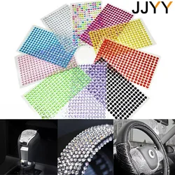 STONEGO 4mm Self Adhesive Rhinestone Crystal Stickers Mobile Phone Car Decor DIY Craft Decals Scrapbooking Stickers