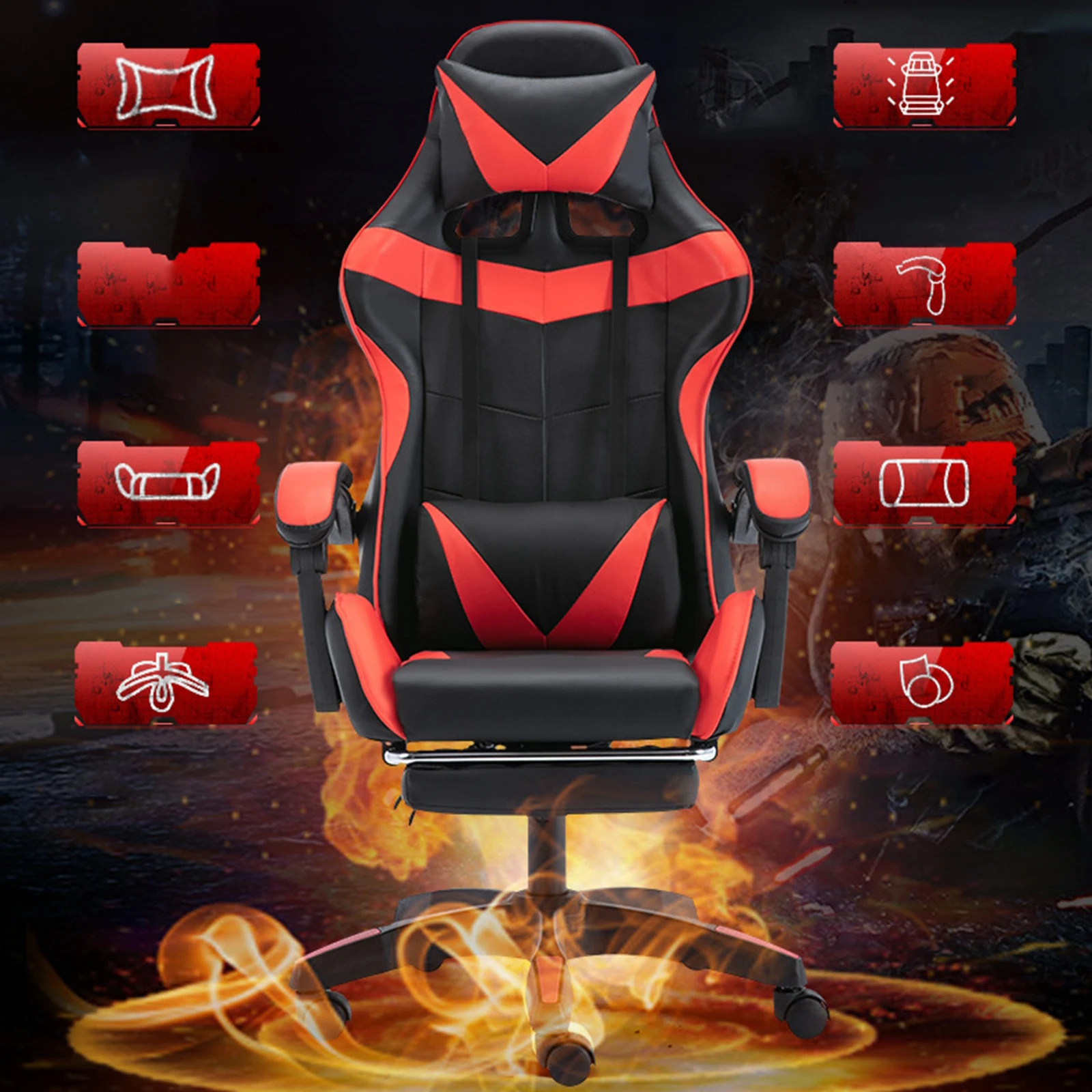 Ergonomic Gaming Chair for Hom - مراجعة Rgb Gaming Chair وسعره