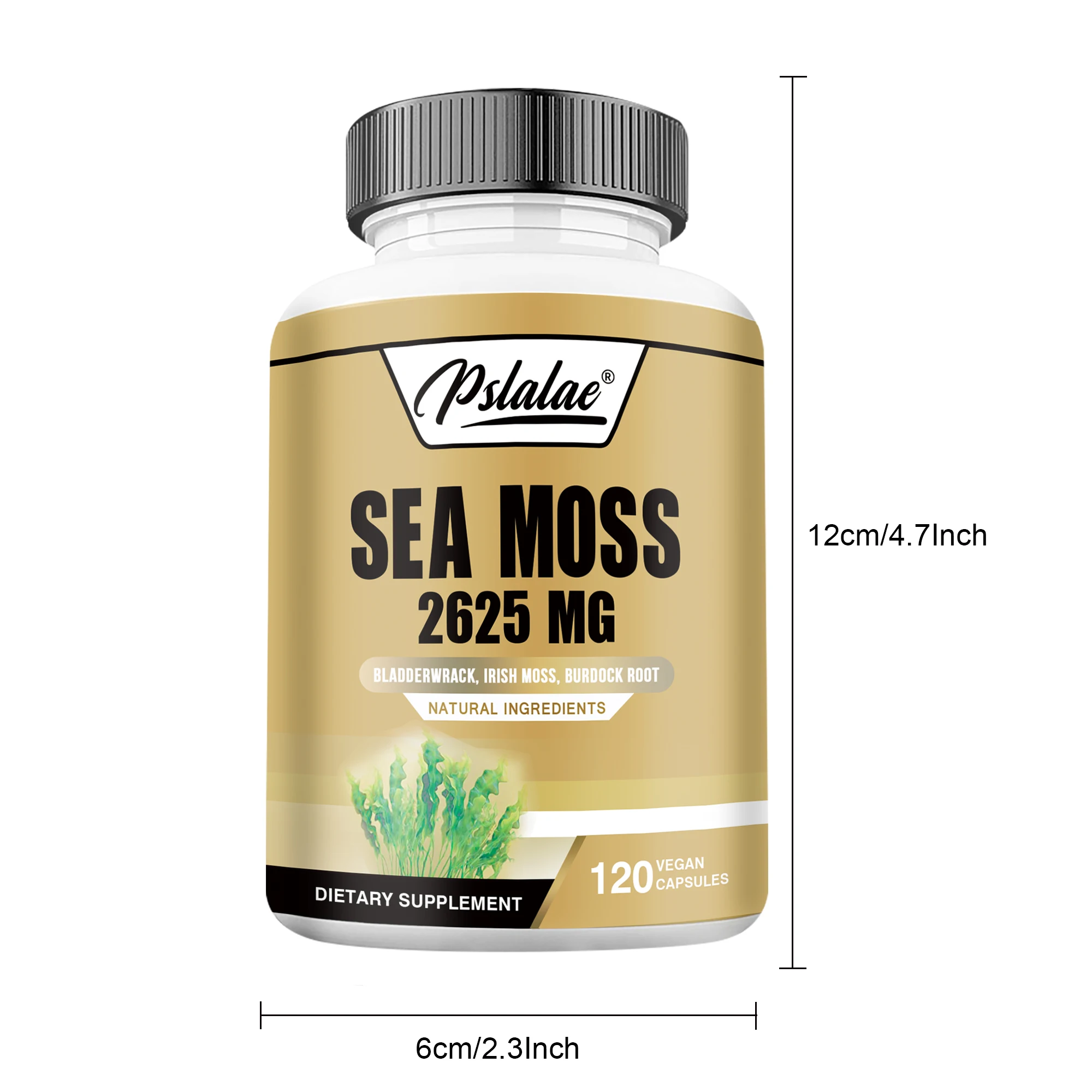 Sea Moss-поддерживает здоровье суставов и сердец, улучшает пищеварение, усиливает иммунитет-120 капсул