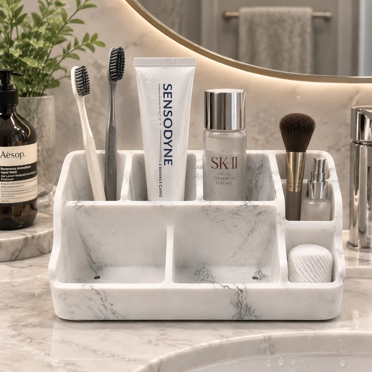 Toothbrushes, Makeup Brushes, Mouthwash Cups, Storage Racks, Resin Bathroom Supplies, Toiletries, Household Goods Bathroom