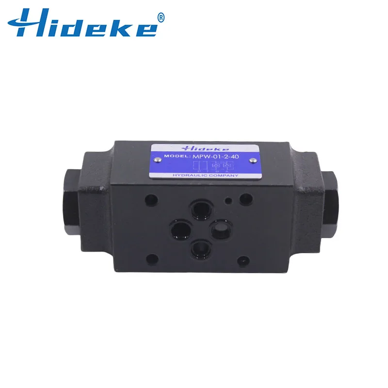 MPCV-02W Hydraulic Modular Pilot Operated check valves MPCV-02A/B MPC-02W-05 MPC-02A-50 MPW-01-2-40 MPB-03-4 MPA-01 SPV-02-W/A/B