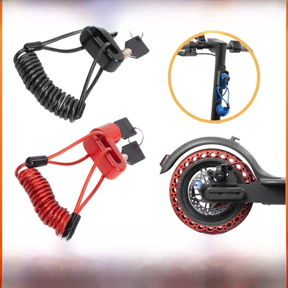 Verrou universel antivol pour Rotor de frein à disque, pour Xiaomi M365 Pro Pro2 Mi3, Scooter, vélo, moto, verrouillage de sécurité, rappel à ressort