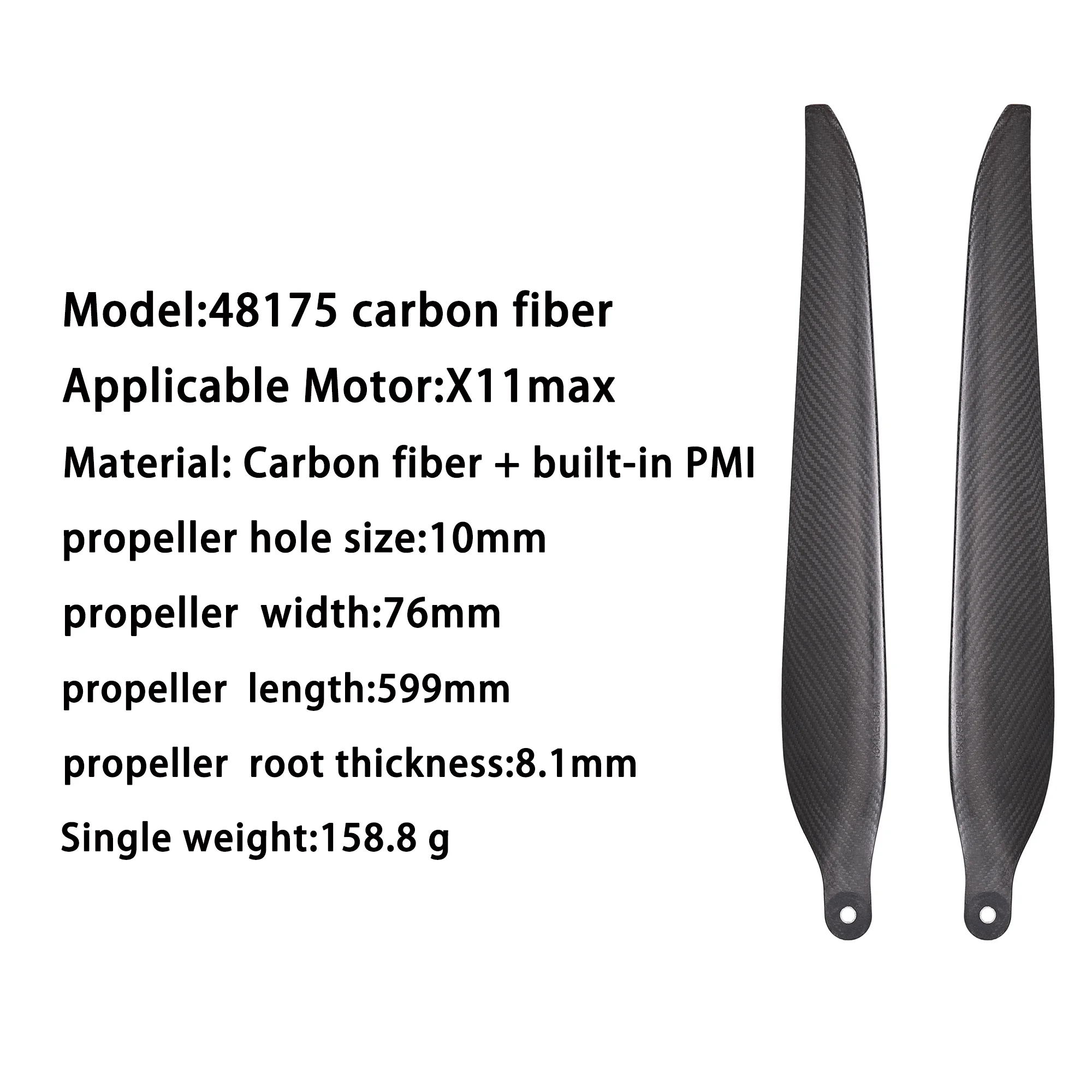 48175 Carbon Fiber Propeller 48Inch CW CCW Propellers for Hobbywing XRotor X11 MAXAgricultural  Drone Parts