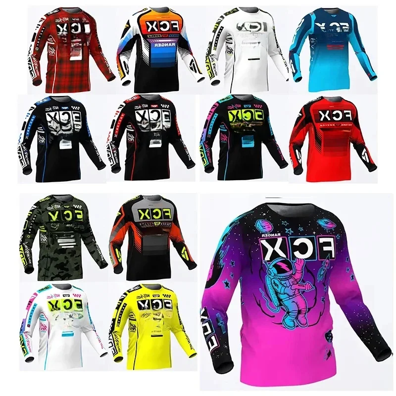 AliExpress Cycling sweatshirt Motocross Mountain Enduro Bike Clothing Bicycle Moto Downhill T-shirt Ranger Fox  Cycling Jersey MTB Shirts