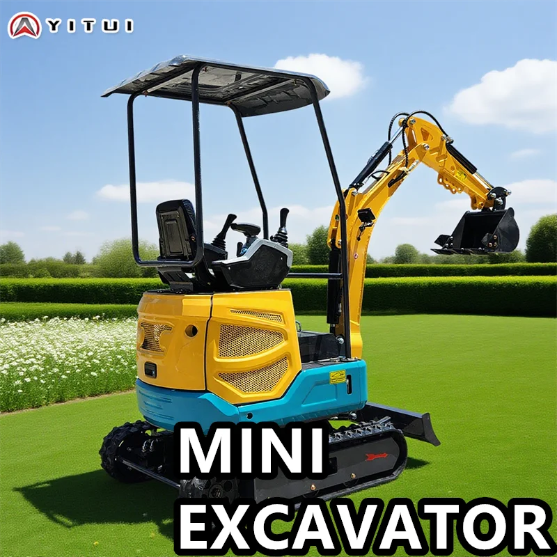 

Factory Direct 1.5 Tons Mini Excavator With Rotary Tilt Function Mini Excavator Support Customized