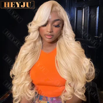 613 hd peruca frontal do laço 13x6 loira peruca dianteira do laço cabelo humano onda do corpo 13x4 transparente colorido perucas de cabelo humano para venda feminina