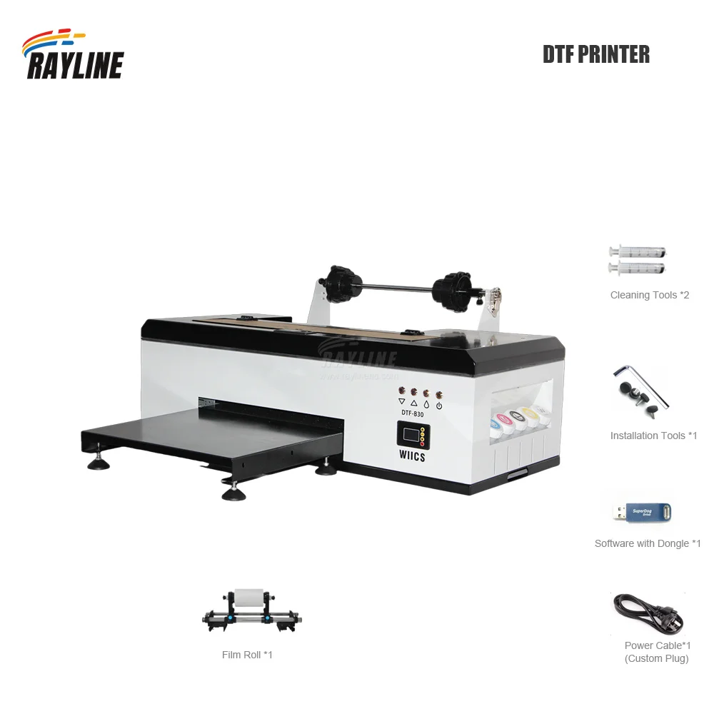 DTF Printer A3, Direct to Film Printer for T Shirts, R1390 PET Film Transfer Printer, Heat Transfer Printing Machine for Small view 4