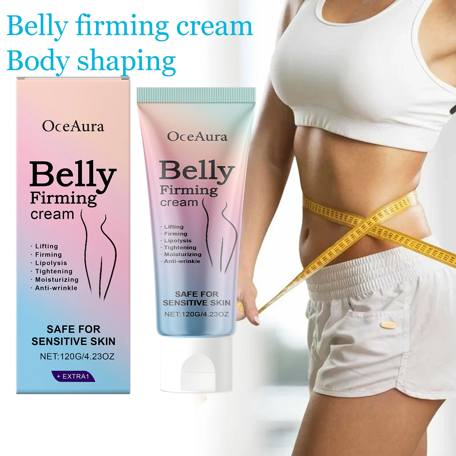 

120g Belly Firming Cream Daily Moisturizing Enhance Skin Elasticity Nourishing Reduce Sagging Body Lotion for All Skin Types
