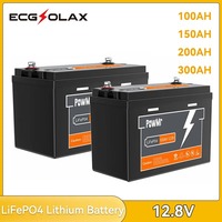 12.8V 100Ah 200Ah 300Ah Lifepo4 Lithium Battery Parallel Max 4 Sets in Series More Than 6000+ Life Cycles Golf Cart Batterie