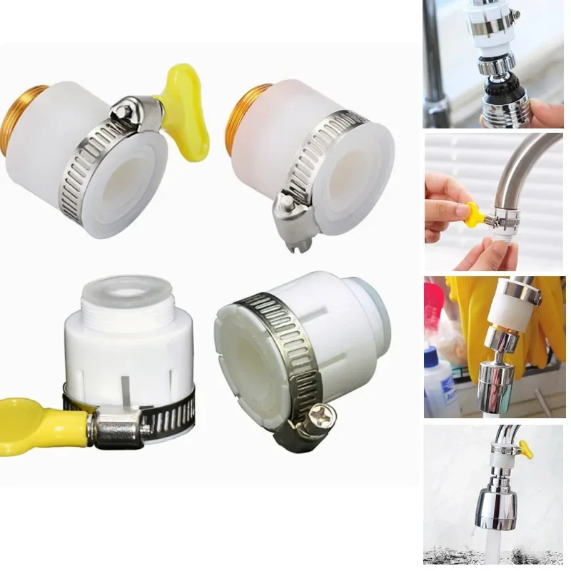 1/2 "uniwersalny interfejs kranu wspólny adapter ogrodowy kran prysznicowy złącze Bubbler dysza filtra wody z kranu część do kranu kuchennego — zdjęcie 2