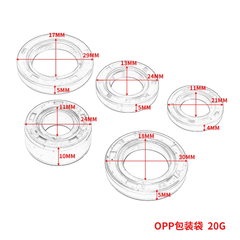 JARAOIMG Motorcycle  Complete Engine Oil Seal Kit Vertex Sealing Gaskets For HONDA 50-110CC ATV Off Road Vehicles Go Karts