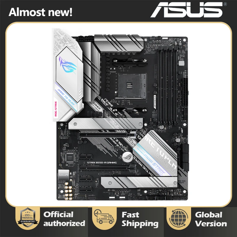 ASUS ROG STRIX B550-A GAMING AM4 Motherboard AMD Ryzen 3rd DDR4 128GB(OC) PCI-E 4.0 M.2 B550 Placa-mãe AM4 ATX Almost new