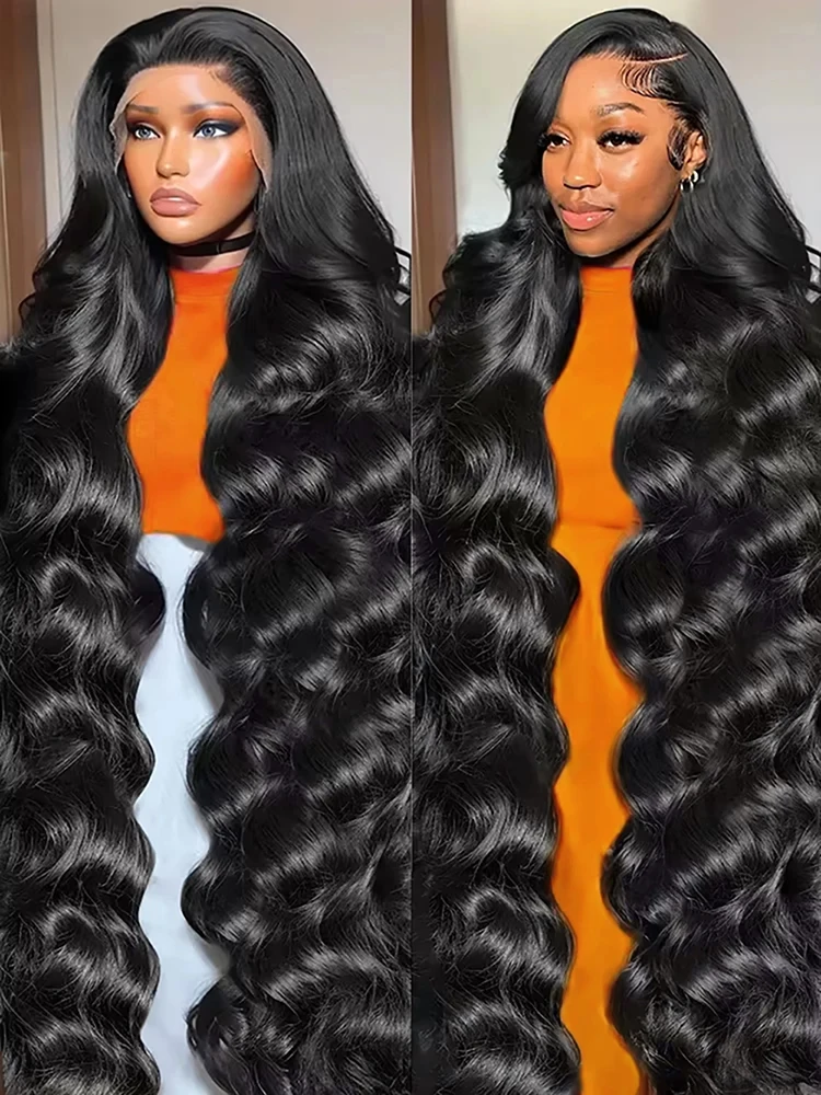 

Mossily Body Wave 13x6 HD Transparent Lace Frontal Wigs Pre Plucked 30 38 Inch 13x4 Lace Front Human Hair Wig 5x5 Glueless Wigs