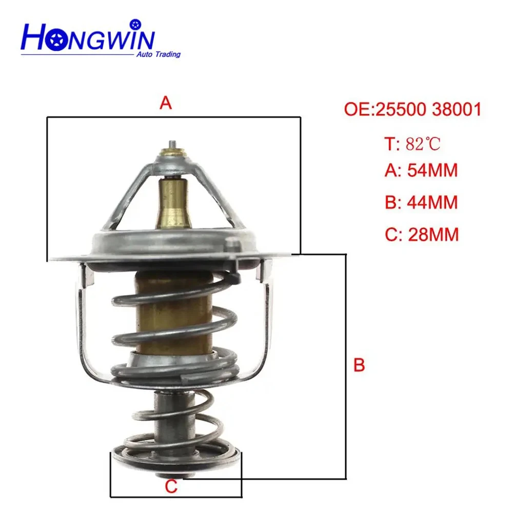 88C For Hyundai Santa Fe Sonata Kia Magentis Select Optima 2.4L 1999-2006 Engine Coolant Thermostat 25500-38001 2550038001