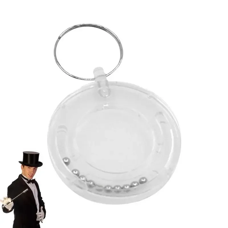 Puzzle d'évasion de pièce de monnaie, porte-clés de puzzle de pièce de monnaie, disparition de pièce de monnaie, accessoires magiques pour les magiciens intérieurs du maire, disparition de pièce de