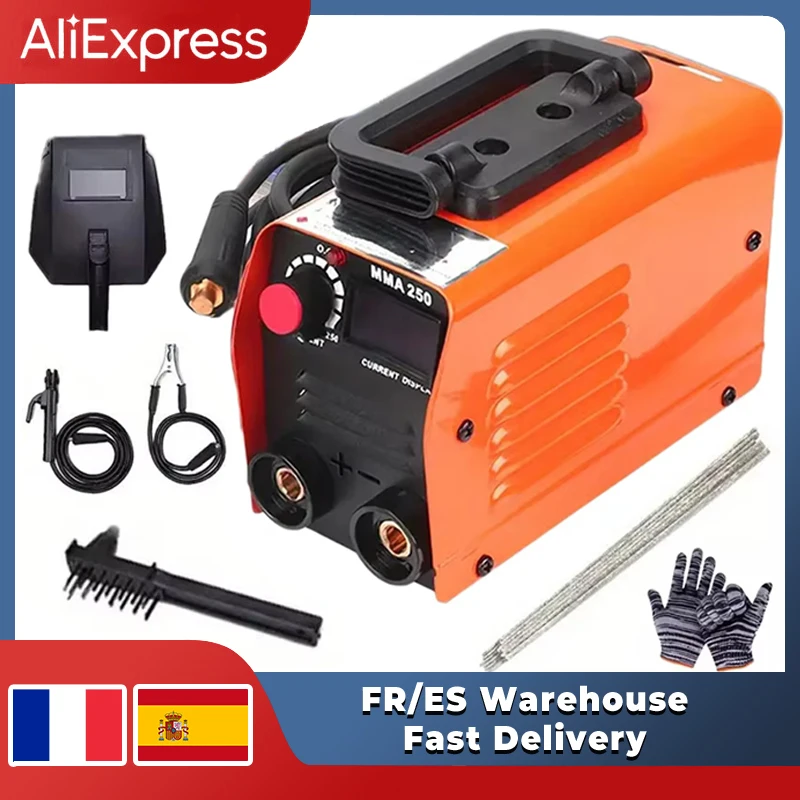 Machine à souder portable ZX7 250A MMA, équipement de soudage électrique, mini fer, onduleur de périphérie, outils de réparation de voiture, 110V, 220V