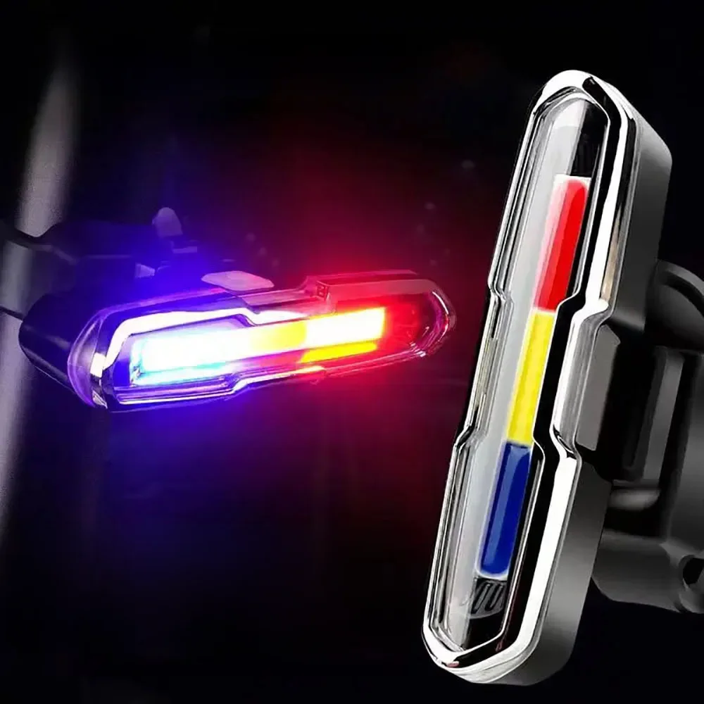 AliExpress cycle zone Bike Light Taillight LED Ultra Bright USB Charging Safety Warning Bicycle Rear Light Night Riding