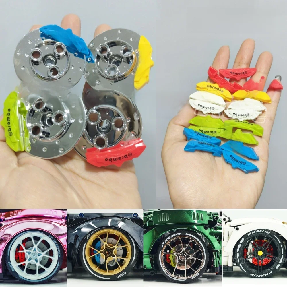 Étriers MOC, accessoires technologiques compatibles avec LEGO CADA MouldKing SEMBO 1:8 voiture 42115 42143 42125, blocs de briques de construction