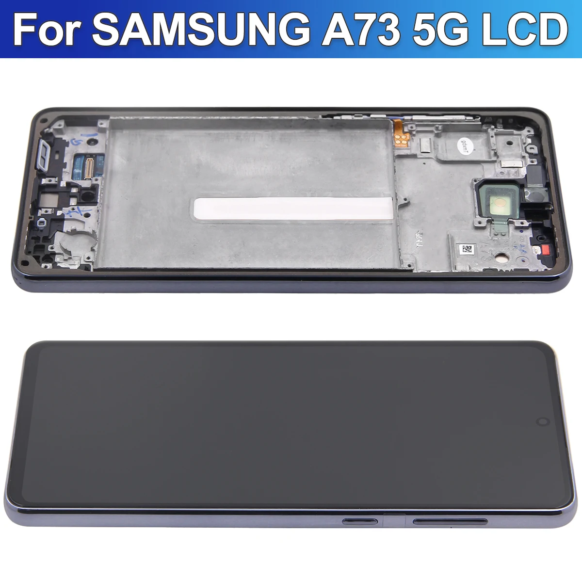 6.7\'\' AMOLED For Samsung A73 5G LCD Display Touch Screen Digitizer Assembly For Samsung A736 SM-A736B/DS Display With Frame