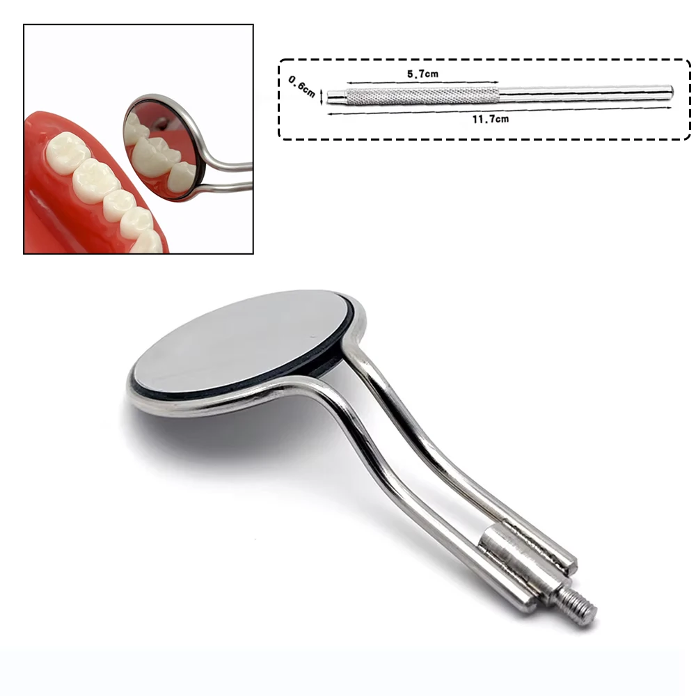 

Стоматологические зеркала для рта, стоматологические двухсторонние зеркала для повторного использования, стоматологическое качество, противотуманные зеркала для полости рта с родием, отражатели