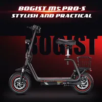 Folding Electric Scooter BOGIST M5 PRO-S 750W 48v13AH Adult 12 Inch Pneumatic Tire with Smart LED Display and LED Headlight