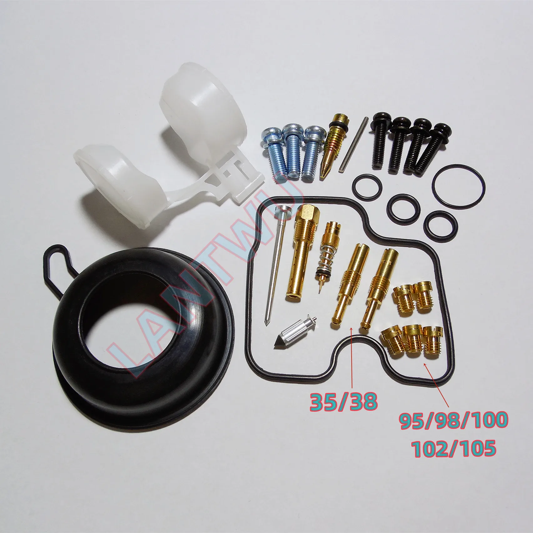 

for Honda MC22/CBR22 CBR250RR motorcycle Keihin carburetor repair kit With Vacuum Diaphragm and Floats