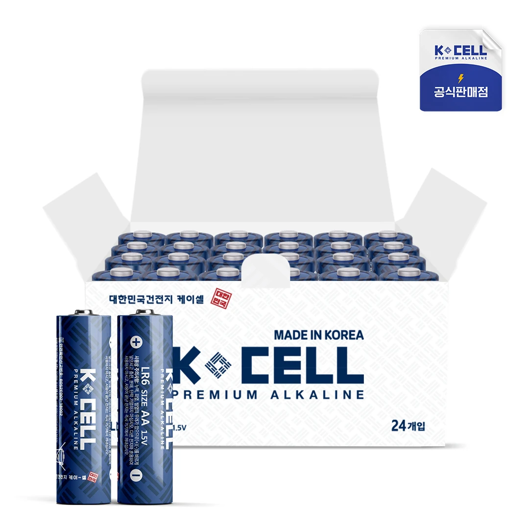 K-CELL Alkaline Battery AA 24 Pcs