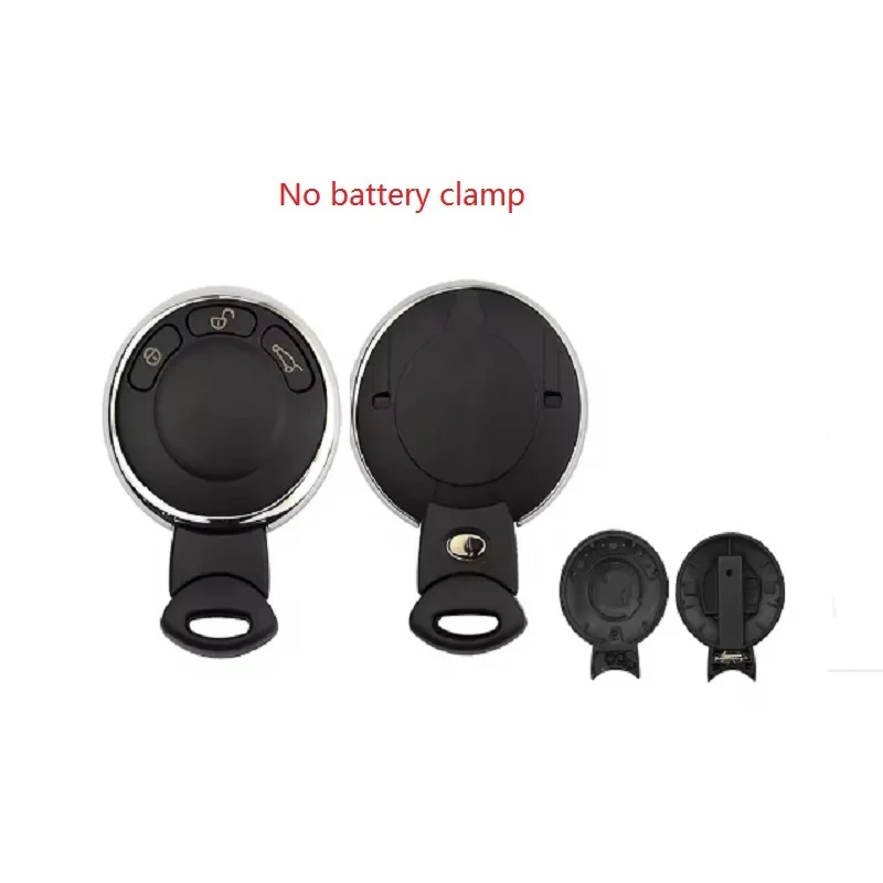 3 unids/lote cubierta de carcasa de llave de coche remota de 3 botones para BMW Mini Cooper S ONE 2007-2014 KR55WK49333 reemplazo de funda de mando a distancia de llave automática en blanco